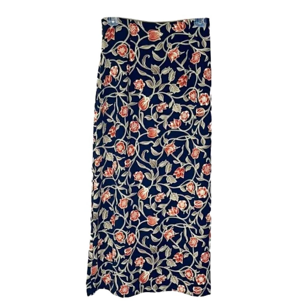 ❤️ AMAZING Floral Maxi Skirt Size 13” Wide